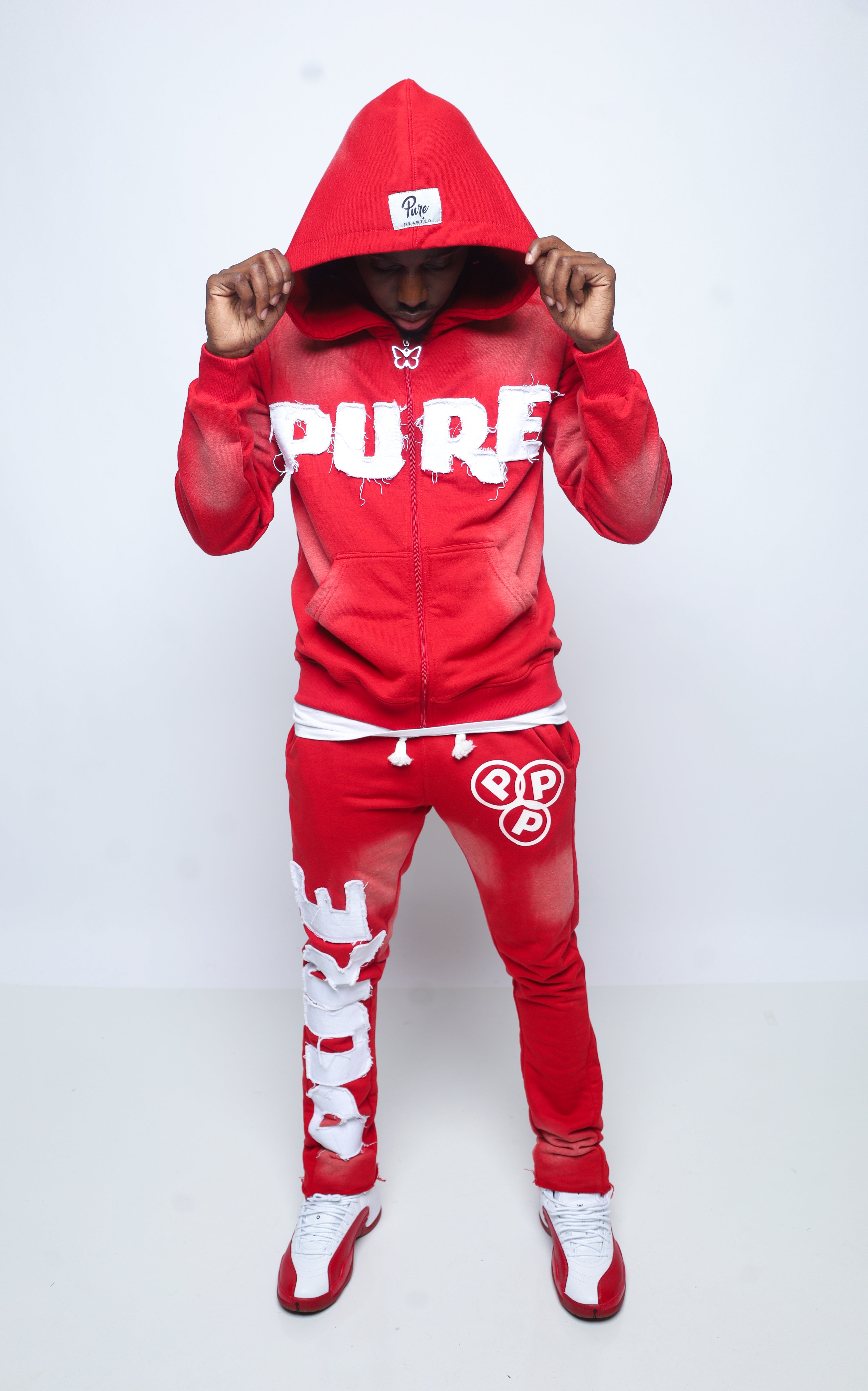 Distressed Pure Zip-Up 1.0