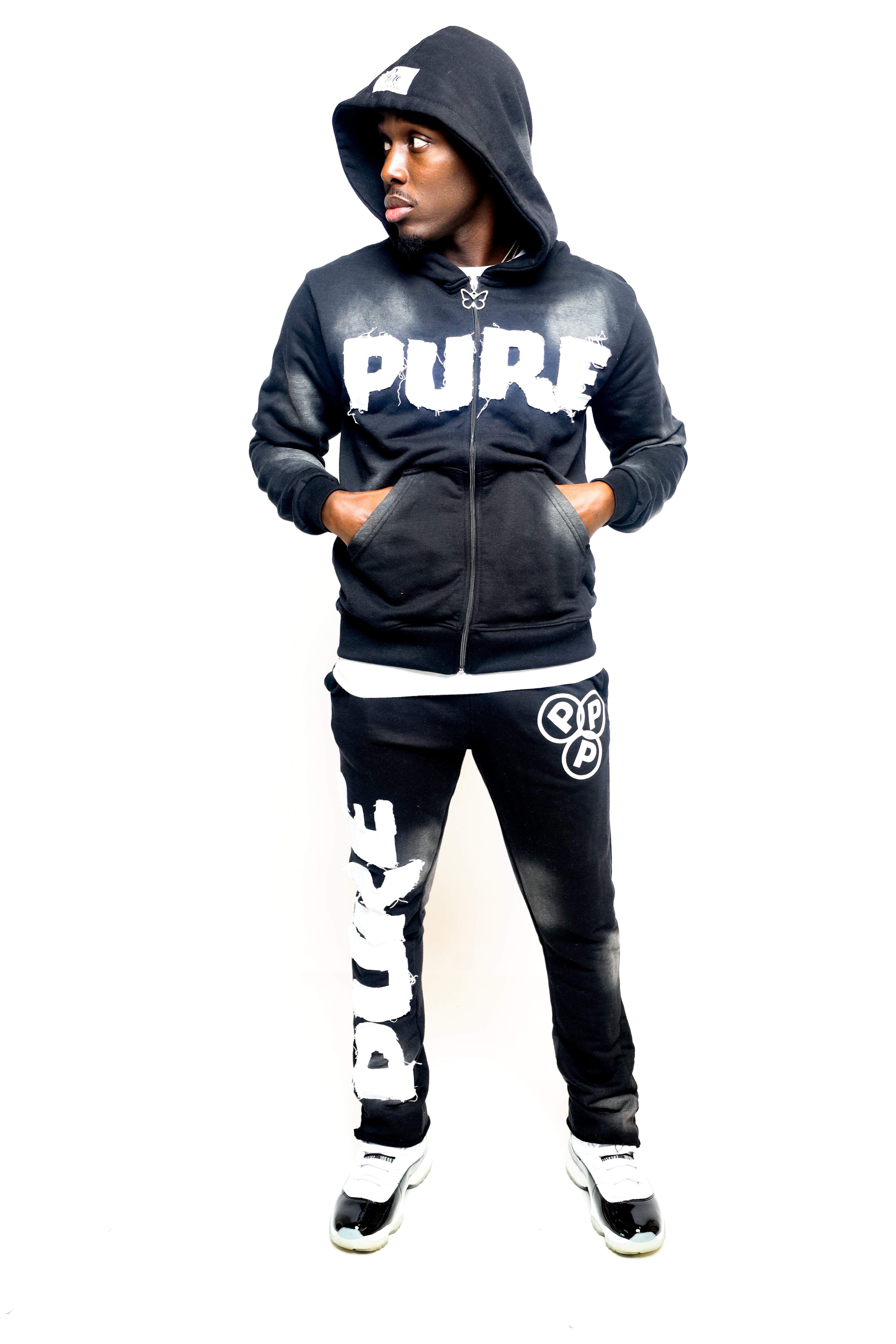 Distressed Pure Zip-Up 1.0