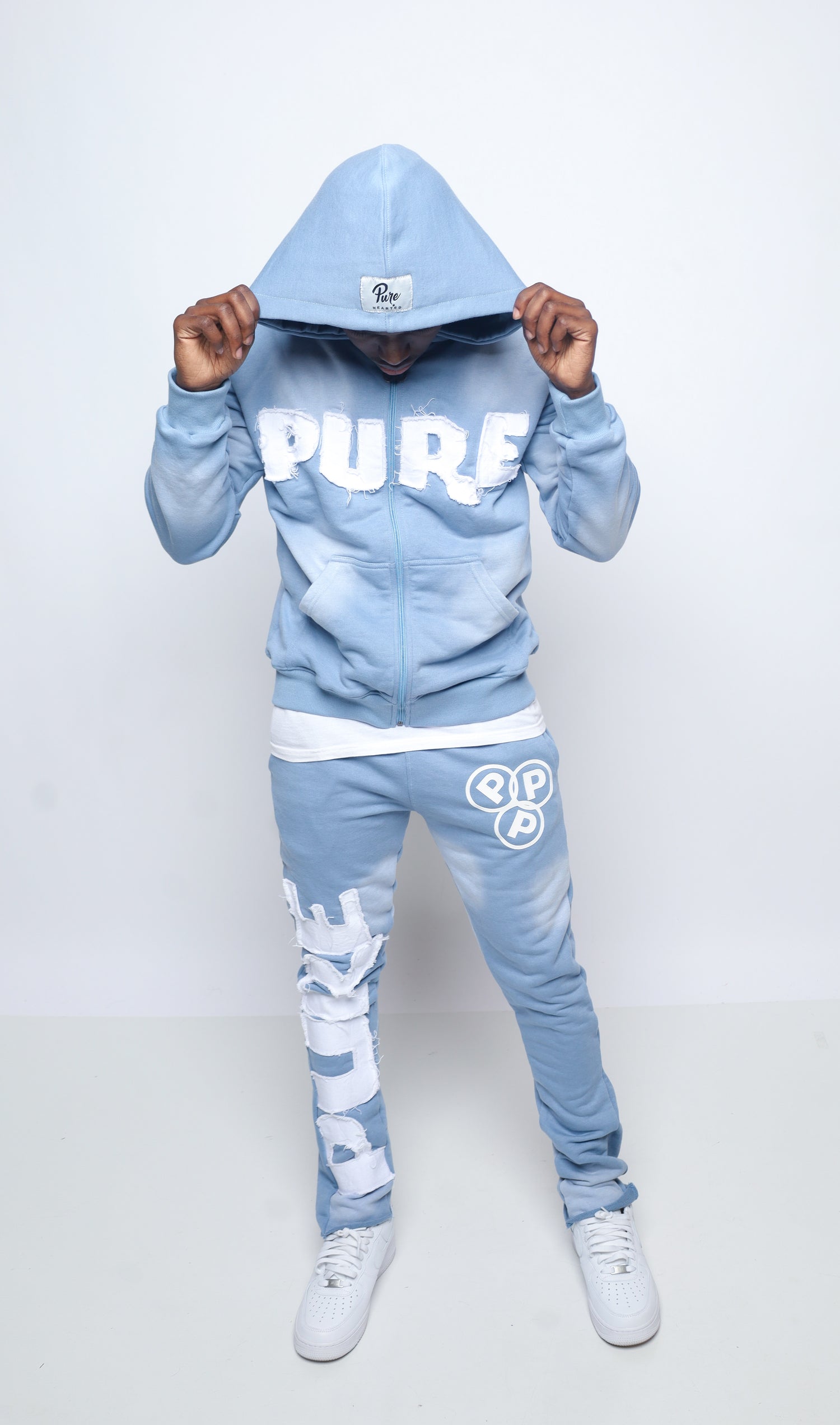 Distressed Pure Set ( Hoodie )