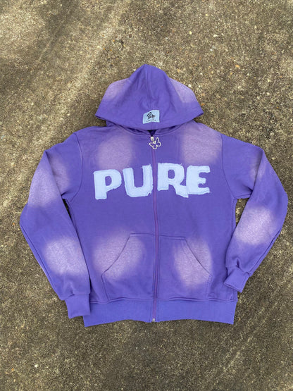 Distressed Pure Zip-Up 1.0