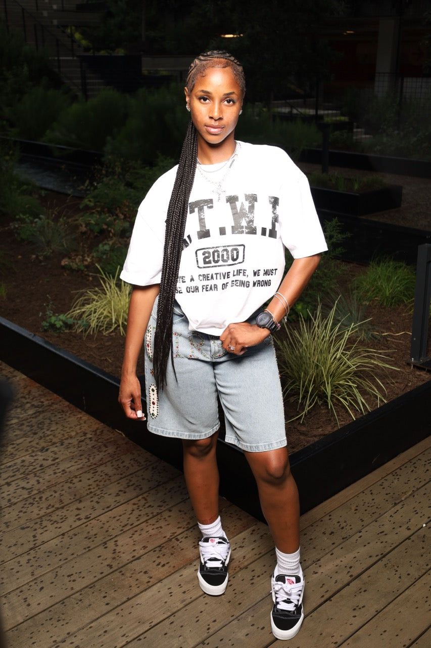 M.T.W.P Tee White